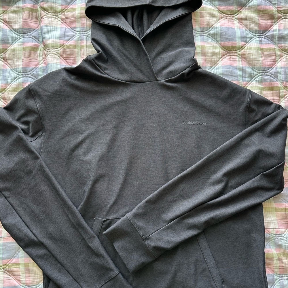 Outdoor Voices Black Sunday Hoodie